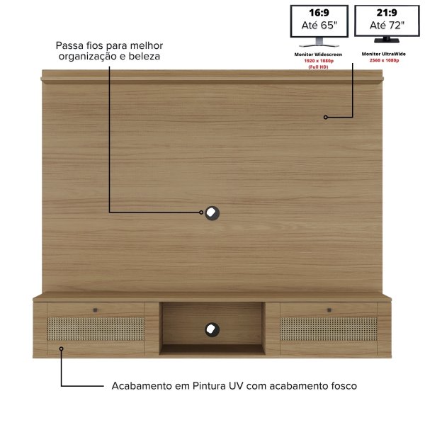 18 painel tv 75 trama carvalho