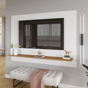 01 painel tv 50 com prateleira columbia montana preto