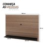 23 painel tv 50 com prateleira columbia montana preto