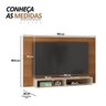 41 painel para tv 50 flash com nicho branco