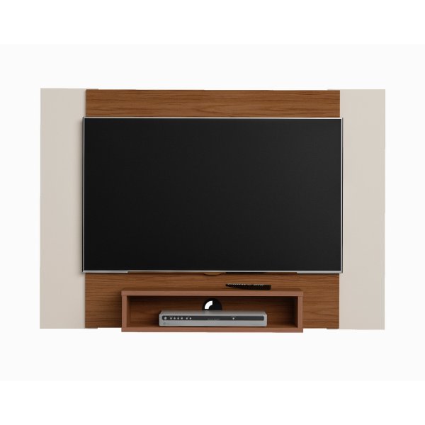 12 painel cine para tv 47 com nicho pinho off white