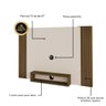 16 painel cine para tv 47 com nicho pinho off white