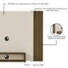 17 painel cine para tv 47 com nicho pinho off white