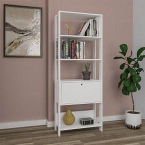 08 estante match organizadora para livros 3 prateleiras pinho preto