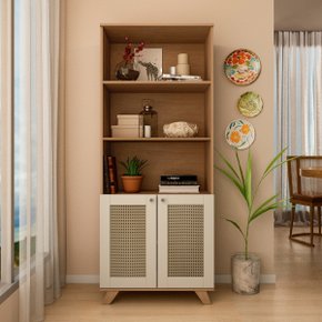 15 estante artely trama cinamomo off white