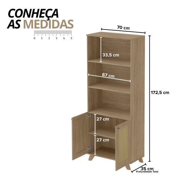 23 estante artely trama cinamomo off white