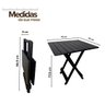 03 mesa dobravel de madeira 70x70 retratil ripada
