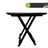 05 mesa dobravel de madeira 70x70 retratil ripada