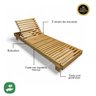 04 espreguicadeira de piscina reclinavel de madeira macica tropical
