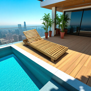 05 espreguicadeira de piscina reclinavel de madeira macica tropical