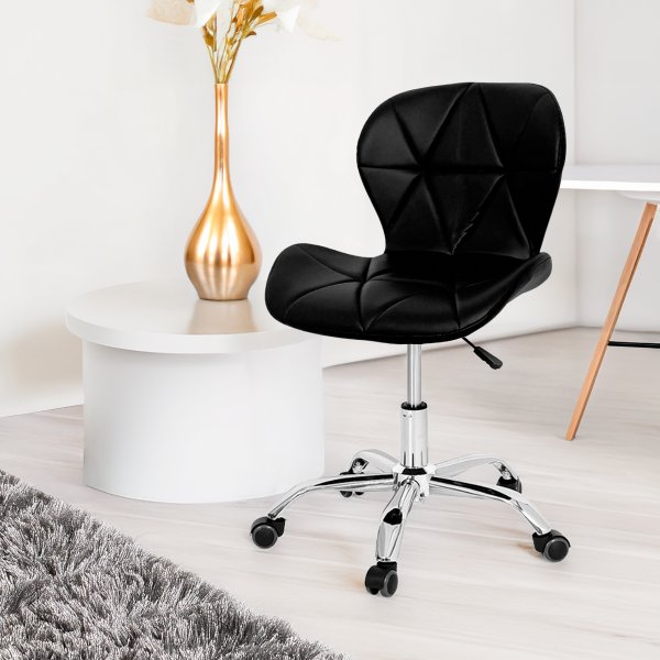 150 cadeira escritorio slim vegas base giratoria estofada