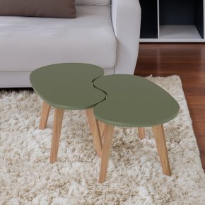 01 conjunto 2 mesas de centro com bordas boleadas organica menta