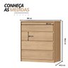 09 comoda para quarto 4 gavetas carla