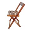 33 cadeira dobravel retratil de madeira