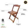 36 cadeira dobravel retratil de madeira