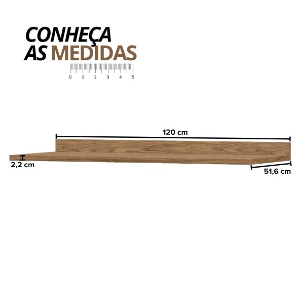 02 tampo para balcao de 120cm