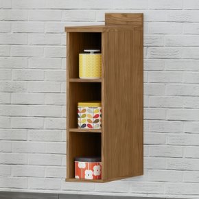 01 modulo para balcao de cozinha 3 nichos 20cm toscana