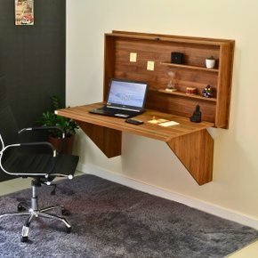 50 mesa home office escrivaninha retratil
