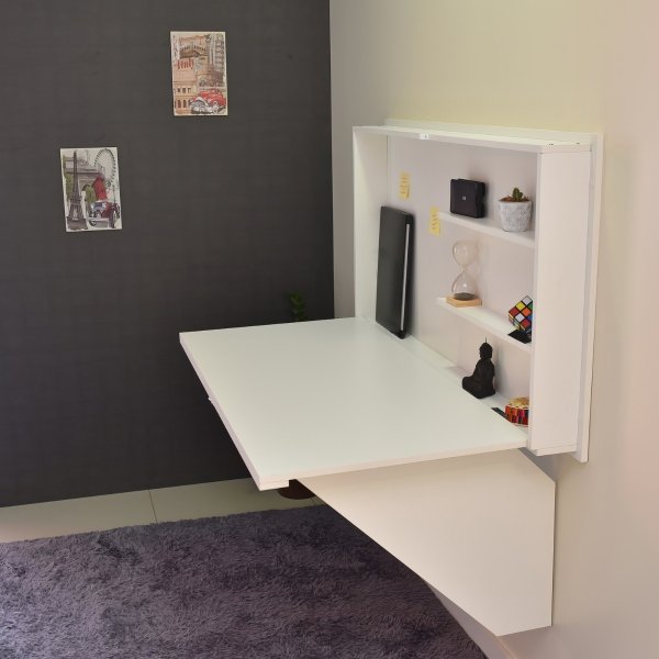 60 mesa home office escrivaninha retratil