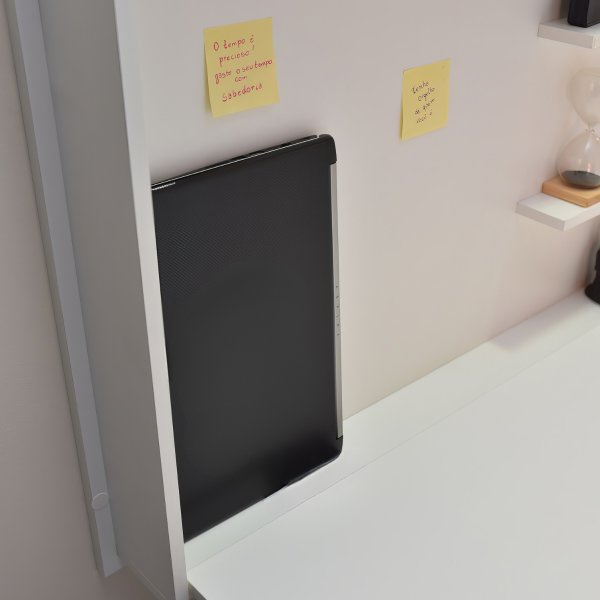 63 mesa home office escrivaninha retratil