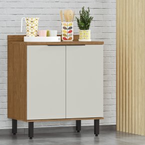 01 modulo de cozinha balcao de pia 80cm 2 portas toscana