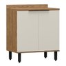 04 modulo de cozinha balcao de pia 80cm 2 portas toscana