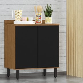 08 modulo de cozinha balcao de pia 80cm 2 portas toscana