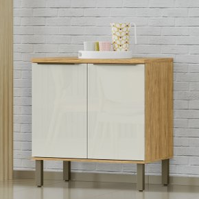 01 modulo de cozinha balcao armario 2 portas verace marrocos off white