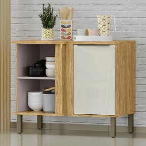 01 modulo de cozinha balcao de canto 1 porta verace