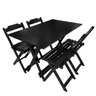 05 conjunto mesa dobravel 120x70 mdf com 4 cadeiras fpf