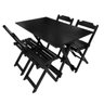 06 conjunto mesa dobravel 120x70 mdf com 4 cadeiras fpf