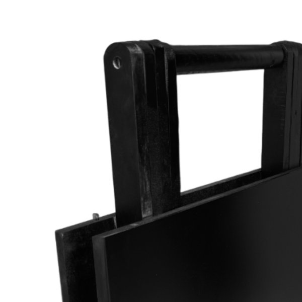 07 mesa dobravel 70x70 retratil de mdf preta