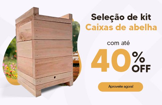 selecao de kit caixas de abelha