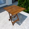 01 mesa dobravel 70x70 retratil de madeira