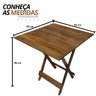 02 mesa dobravel 70x70 retratil de madeira