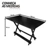 02 mesa dobravel mdf 120x70 preto