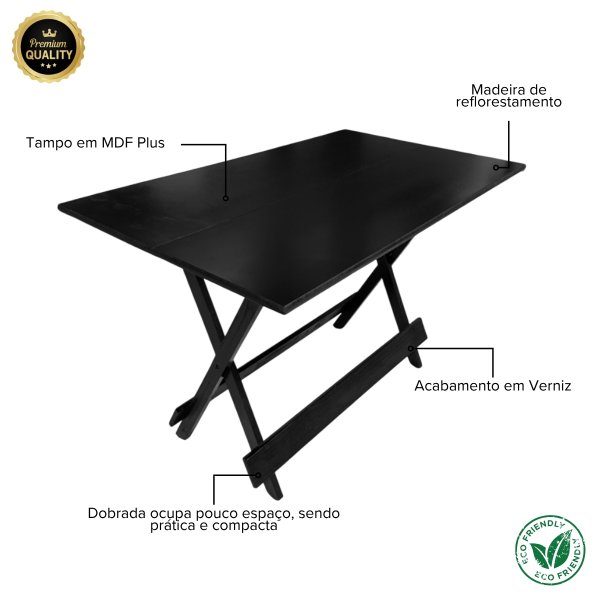 03 mesa dobravel mdf 120x70 preto