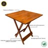 03 mesa dobravel 70x70 retratil de madeira mel