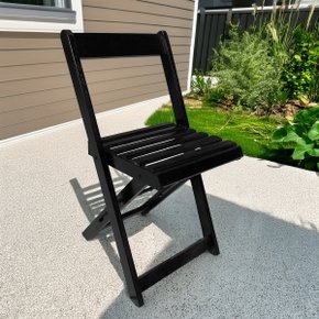 01 cadeira dobravel retratil de madeira mds preto