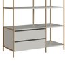 12 closet industrial com estrutura metalica arenas dourado