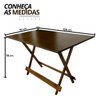 17 conjunto mesa dobravel 120x70 mdf com 6 cadeiras mds