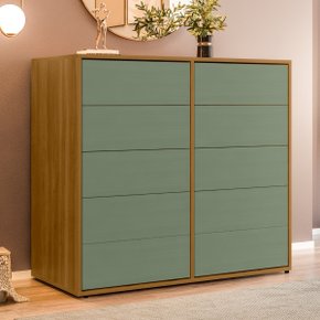 22 comoda para quarto 10 gavetas melinda