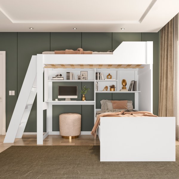 07 beliche com escrivaninha office multifuncional vivace branco