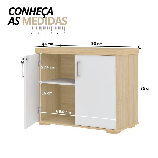 02 balcao tamburato 2 portas 75cm