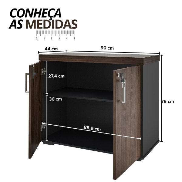 09 balcao tamburato 2 portas 75cm