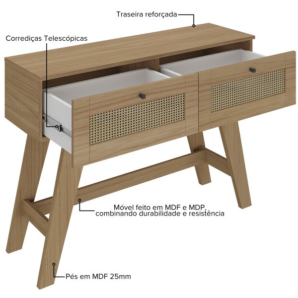 13 aparador buffet trama carvalho