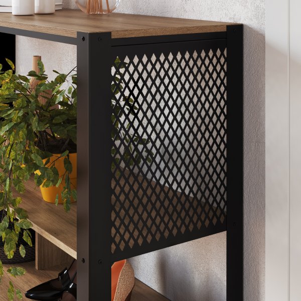 11 aparador industrial com estrutura e tela metalica