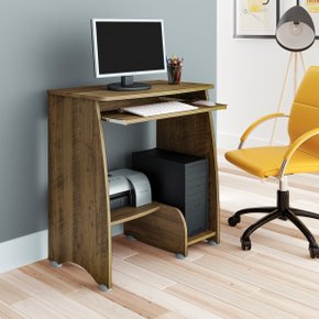 14 mesa escrivaninha para computador com prateleira retratil pixel