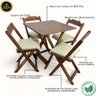 18 conjunto mesa dobravel 70x70 imbuia c 4 cadeiras estofadas fpf azul