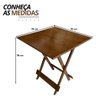 35 conjunto mesa dobravel 70x70 imbuia c 4 cadeiras estofadas fpf azul
